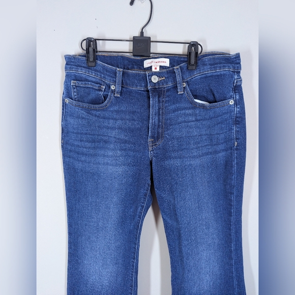 Lucky Brand Sweet Mid Rise Flare Jeans 10/30 Stretch Bootcut Y2K Denim - Picture 3 of 10